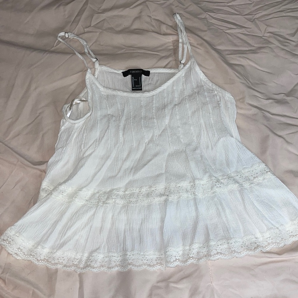 White tank top